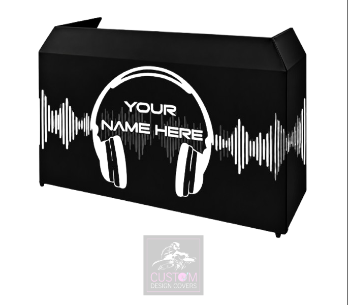 Headphones Custom DJ Lycra Booth Cover
