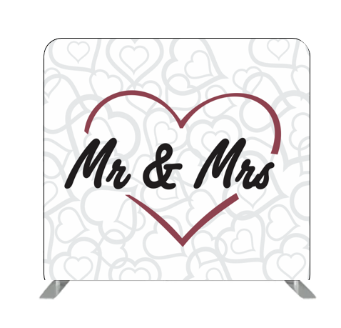 Mr & Mrs Lycra Backdrop Cover