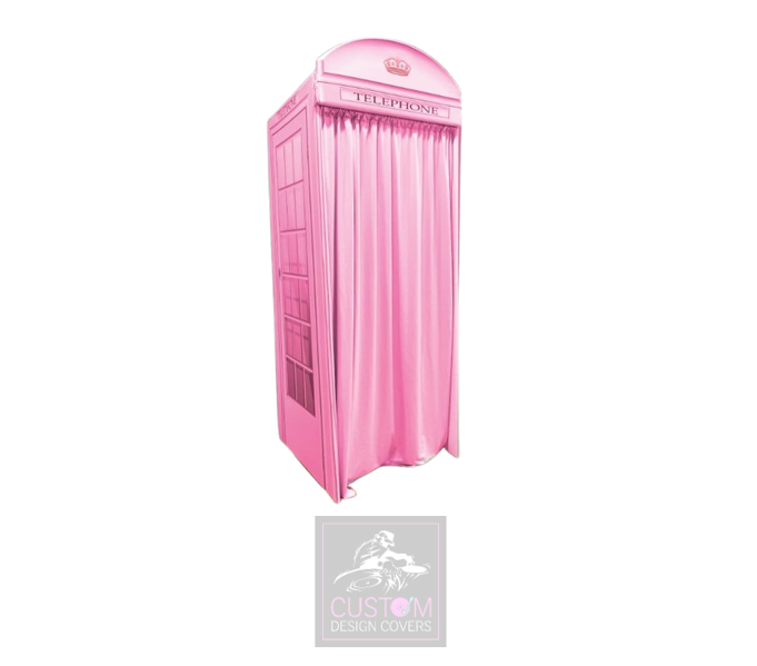 Pink Audio Guest Book Telephone Booth Cover