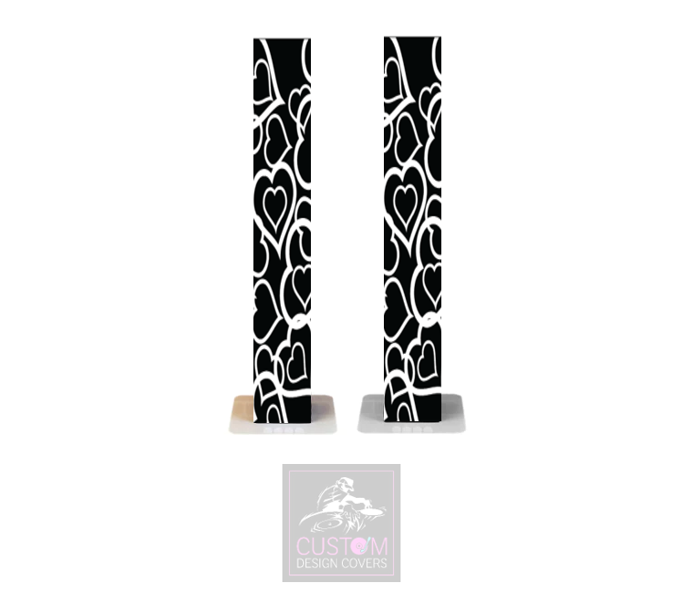 Wedding Hearts Lycra DJ Covers (PACKAGE BUNDLE)