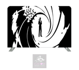 Secret Agent Lycra Pillowcase Backdrop Cover (DOUBLE SIDED)