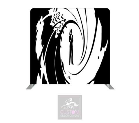 Secret Agent Lycra Pillowcase Backdrop Cover (DOUBLE SIDED)