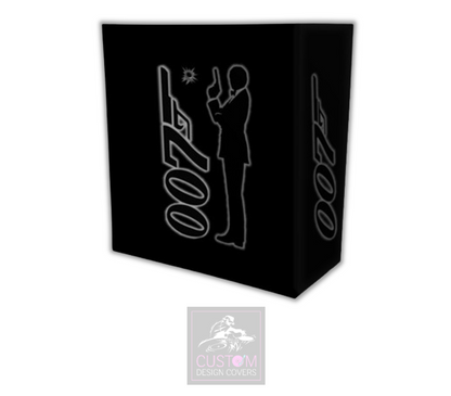 007 Secret Agent Lycra DJ Booth Covers