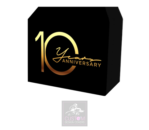 10 Years Anniversary Lycra DJ Booth Cover