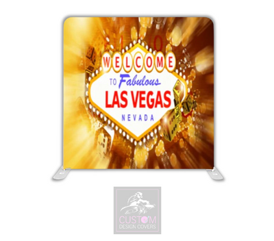 Las Vegas Lycra Pillowcase Backdrop Cover