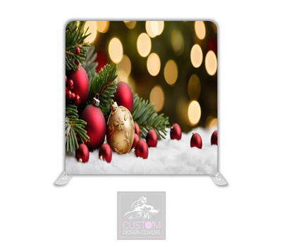 Christmas Lycra Pillowcase Backdrop Cover (DOUBLE SIDED)