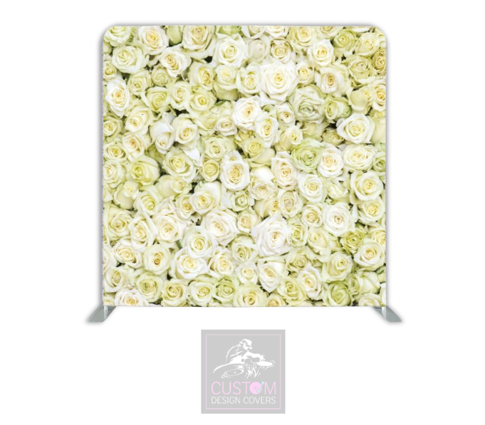 Flower Wall Effect Lycra Pillowcase Backdrop Cover