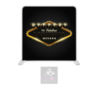 Las Vegas Lycra Pillowcase Backdrop Cover