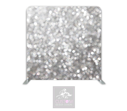 Blurred Glitter Effect Lycra Pillowcase Backdrop Cover