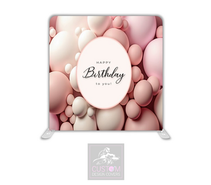 Happy Birthday Lycra Pillowcase Backdrop Cover (DOUBLE SIDED)