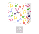 Colourful Musical Notes Lycra DJ Booth Cover