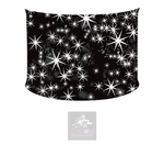 White Star Lycra DJ Booth Cover *SINGLE SIDED*
