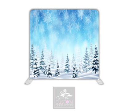 Christmas Trees Pillowcase Backdrop Cover