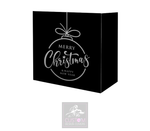 Black Merry Christmas *Grey*  Lycra DJ Booth Cover