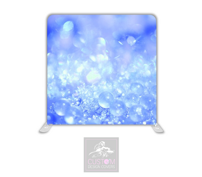 Crystal Blue Lycra Pillowcase Backdrop Cover (DOUBLE SIDED)