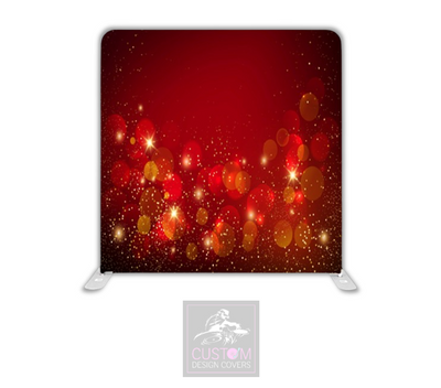 Red Sparkle Pillowcase Backdrop Cover