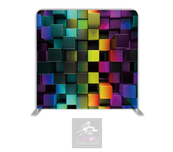 Colour Block Lycra Pillowcase Backdrop Cover