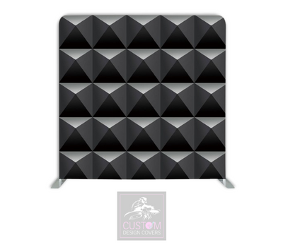 Pyramid Pattern Lycra Pillowcase Backdrop Cover (DOUBLE SIDED)