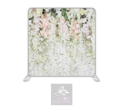 Flower Wall Lycra Pillowcase Backdrop Cover (DOUBLE SIDED)