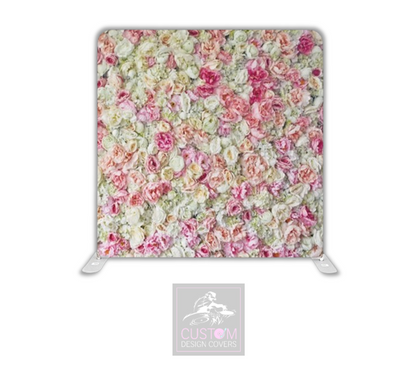 Flower Wall Lycra Pillowcase Backdrop Cover
