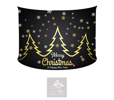 CHRISTMAS LYCRA DJ BOOTH COVER *SINGLE SIDED*