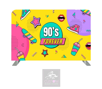 90's Lycra Pillowcase Backdrop Cover