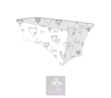 Love & Hearts Lycra Table Cover