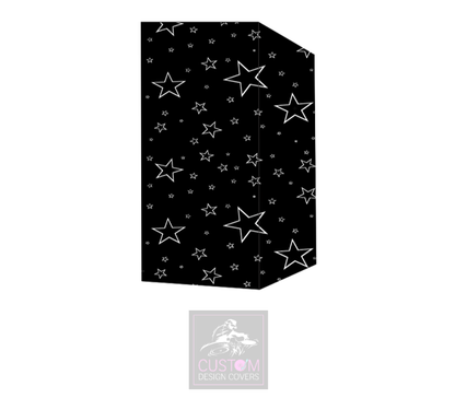 White Stars on Black Booth Cover Micron