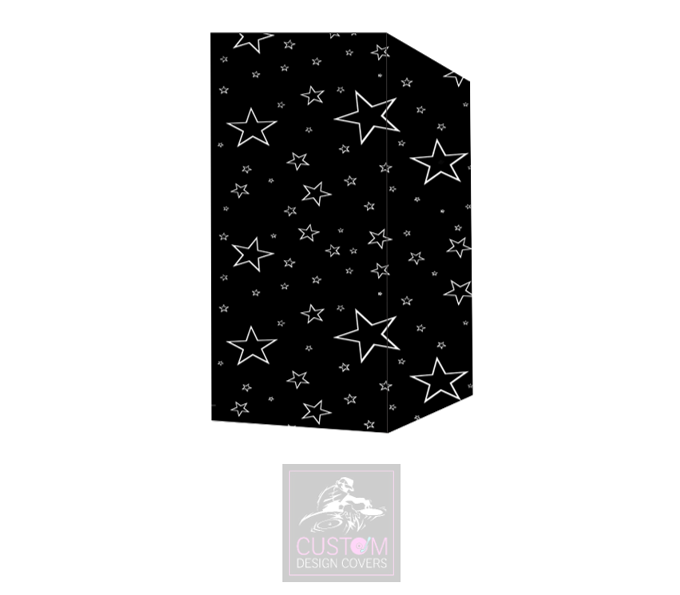 White Stars on Black Booth Cover Micron