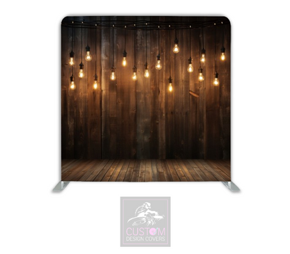 Rustic Lighting Effect Lycra Pillowcase Backdrop Cover