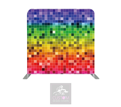 Colour Block Horizon Lycra Pillowcase Backdrop Cover (DOUBLE SIDED)