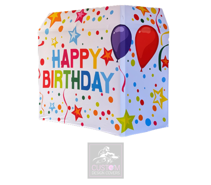 Happy Birthday Lycra DJ Booth Covers (PACKAGE BUNDLE) - MKII