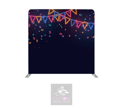 Celebrate Lycra Pillowcase Backdrop Cover (DOUBLE SIDED)