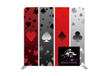 Casino Card Suits Lycra Pillowcase Backdrop Cover (DOUBLE SIDED)