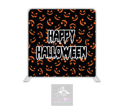 Pumpkin Happy Halloween Lycra Pillowcase Backdrop Cover (DOUBLE SIDED)