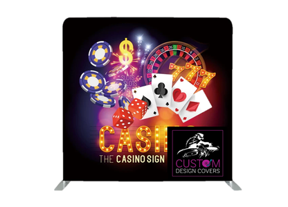 Casino Lycra Pillowcase Backdrop Cover (DOUBLE SIDED)