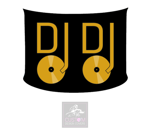DJ Lycra DJ Booth Cover Gold *SINGLE SIDED*