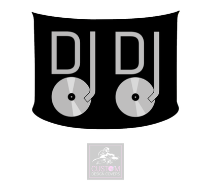 DJ Lycra DJ Booth Cover Silver *SINGLE SIDED*