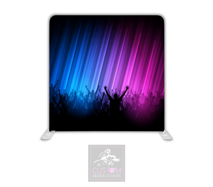 Laser Lights Pillowcase Backdrop Cover