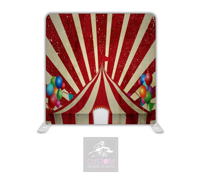 Circus Tent Pillowcase Backdrop Cover (DOUBLE SIDED)