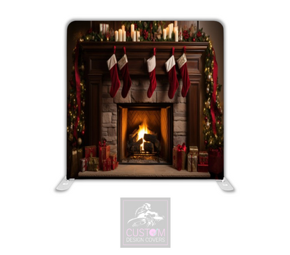 Christmas Lycra Pillowcase Backdrop Cover