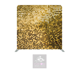 Gold Mirror Wall Effect Lycra Backdrop Cover (DOUBLE SIDED)