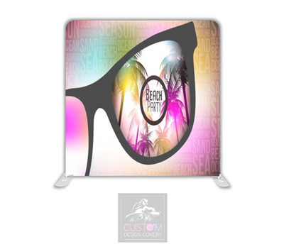 Beach Party Pillowcase Backdrop Cover (DOUBLE SIDED)