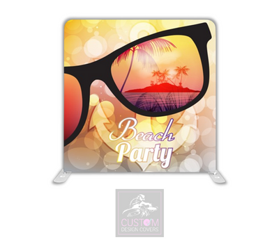 Beach Party Pillowcase Backdrop Cover (DOUBLE SIDED)