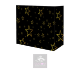 Gold Stars on Black Booth Cover Truss