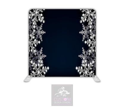 Snowflakes Pillowcase Backdrop Cover