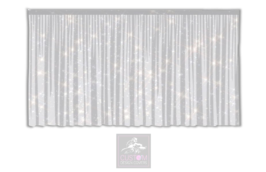 Sparkle Effect Backdrop Curtain