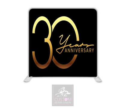 30th Anniversary Pillowcase Backdrop Cover