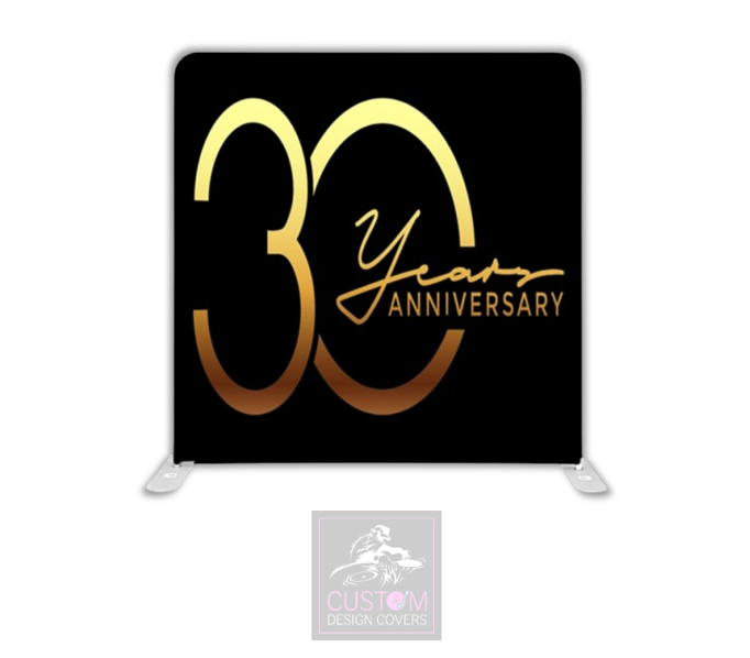 30th Anniversary Pillowcase Backdrop Cover