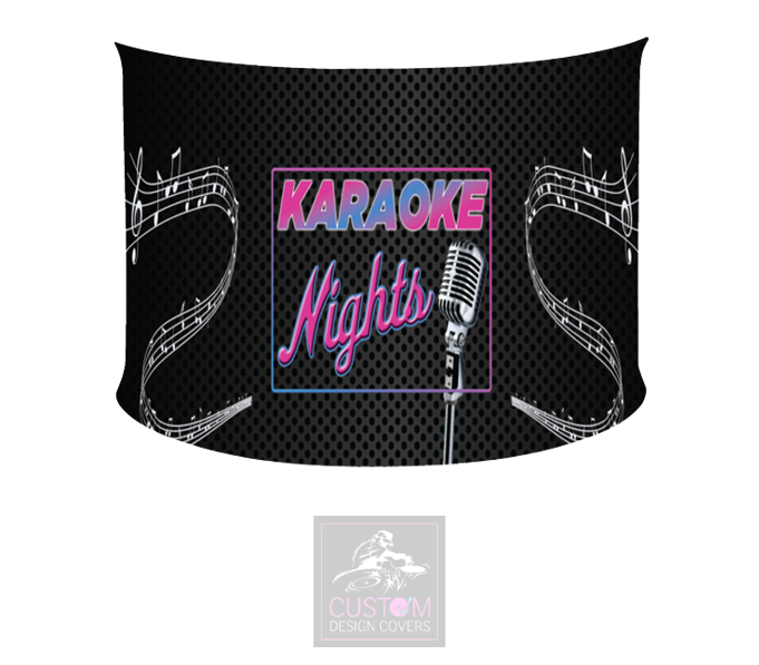 KARAOKE LYCRA DJ BOOTH COVER *SINGLE SIDED*